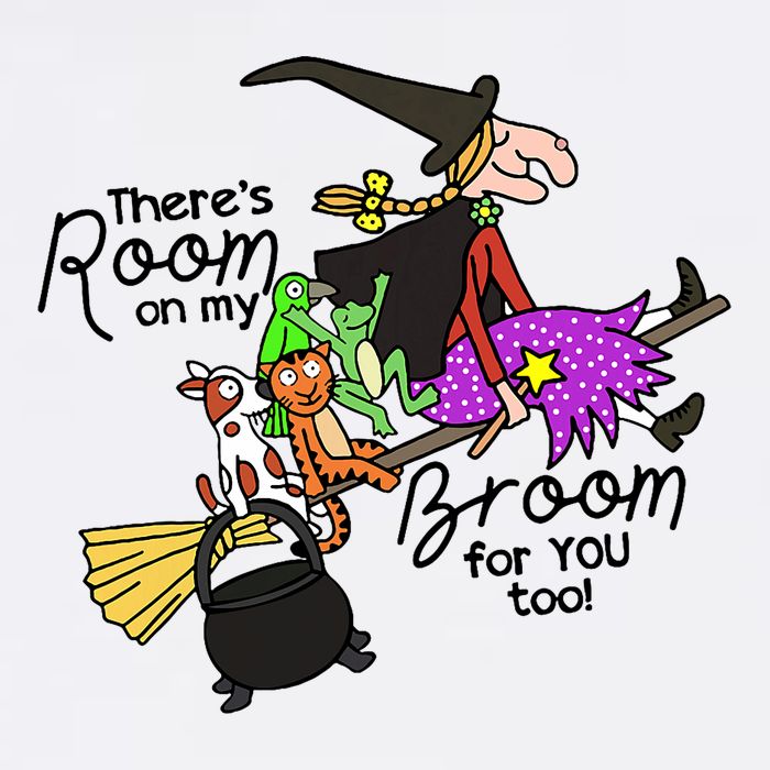 ThereS Room On My Broom For You Too Teacher Cool Comfort Performance Bucket Hat