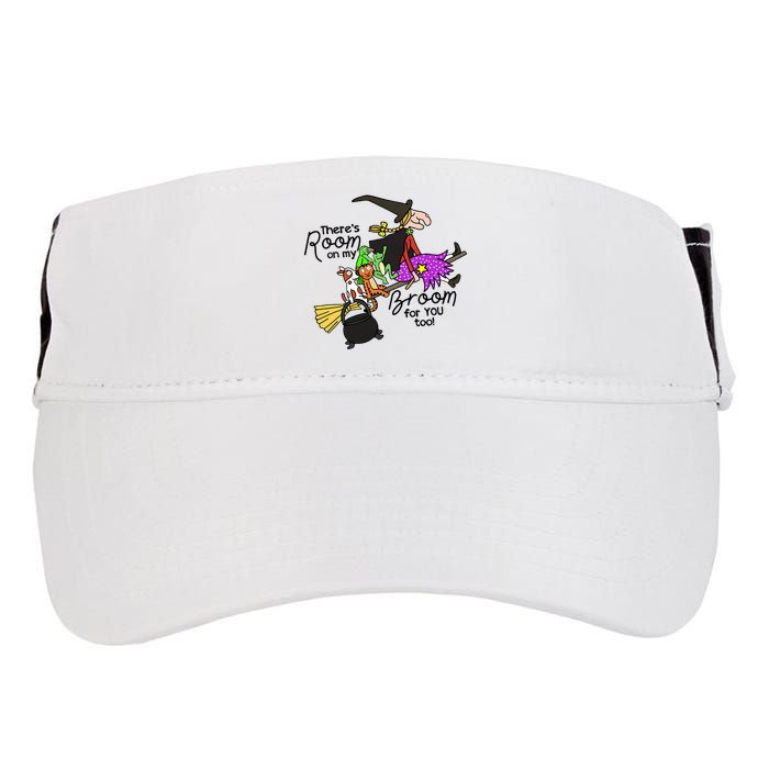 ThereS Room On My Broom For You Too Teacher Adult Drive Performance Visor