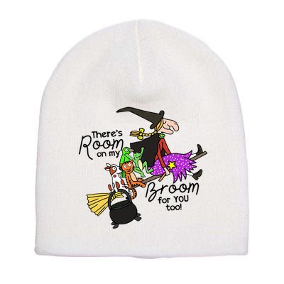 ThereS Room On My Broom For You Too Teacher Short Acrylic Beanie