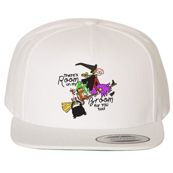 ThereS Room On My Broom For You Too Teacher Wool Snapback Cap