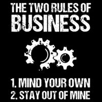 Two Rules Of Business Humor Quotes T Backpack