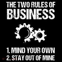 Two Rules Of Business Humor Quotes T Drawstring Bag