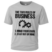 Two Rules Of Business Humor Quotes T Cooling Performance Crew T-Shirt