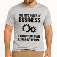 Two Rules Of Business Humor Quotes T Cooling Performance Crew T-Shirt
