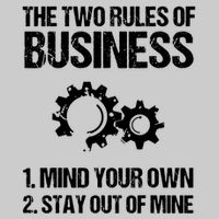 Two Rules Of Business Humor Quotes T Cooling Performance Crew T-Shirt
