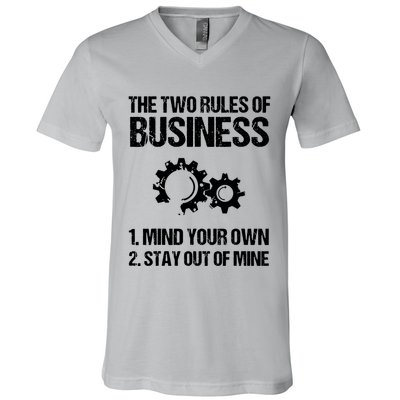 Two Rules Of Business Humor Quotes T V-Neck T-Shirt