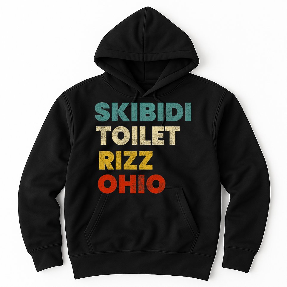 Toilet Rizz Ohio Hoodie