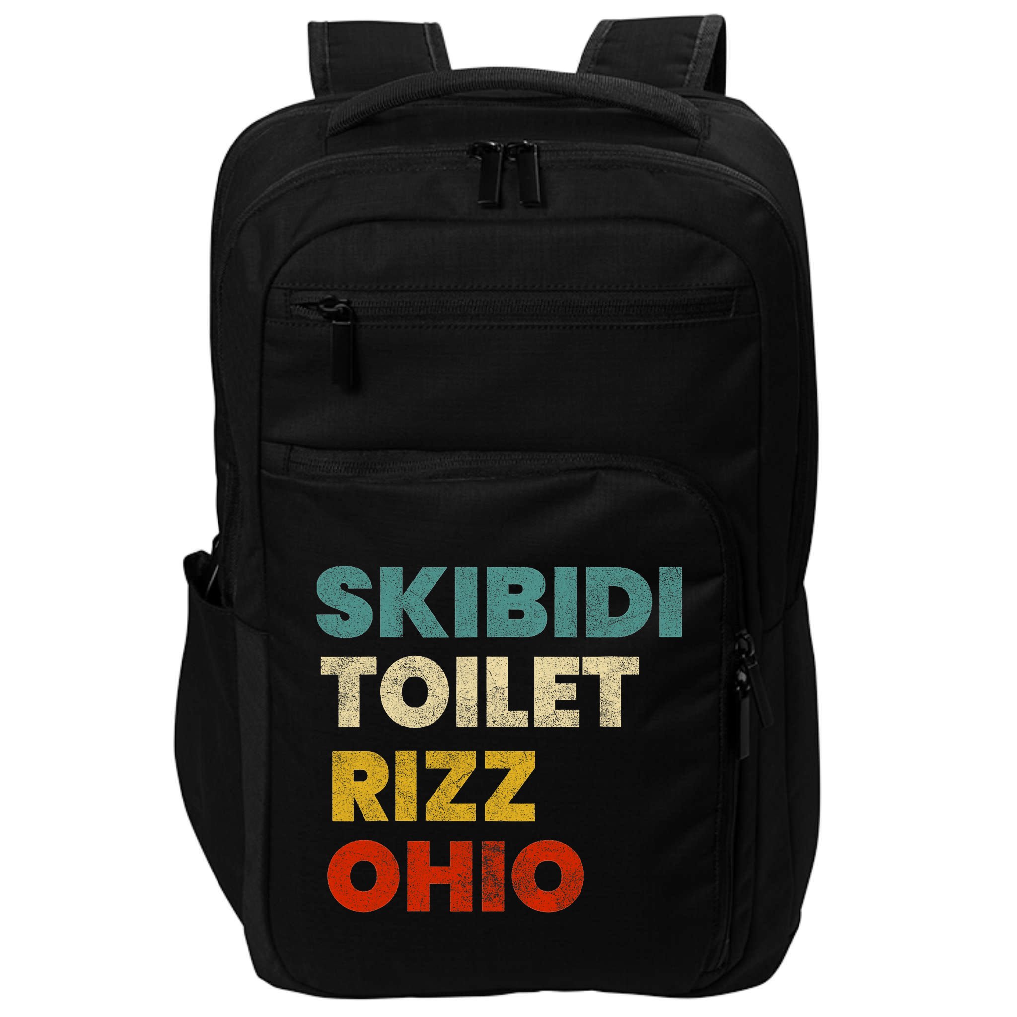 Toilet Rizz Ohio Impact Tech Backpack