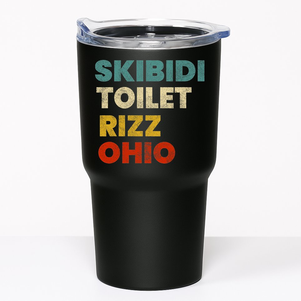 Toilet Rizz Ohio Tumbler