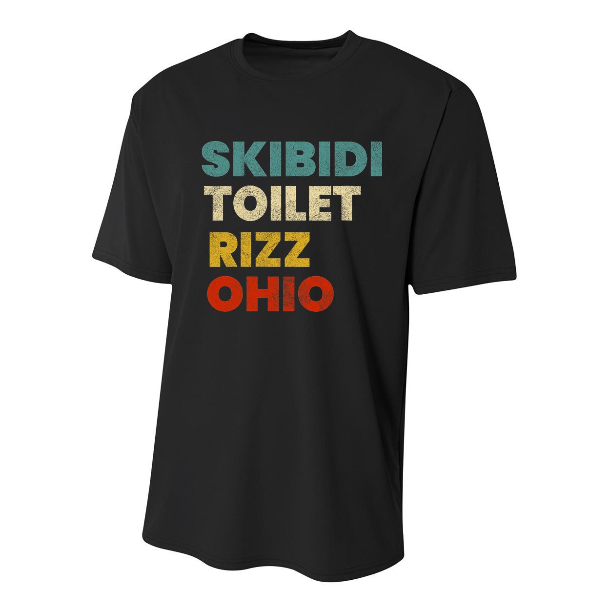 Toilet Rizz Ohio Youth Performance Sprint T-Shirt