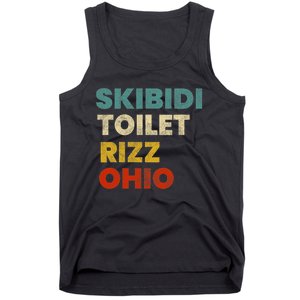 Toilet Rizz Ohio Tank Top