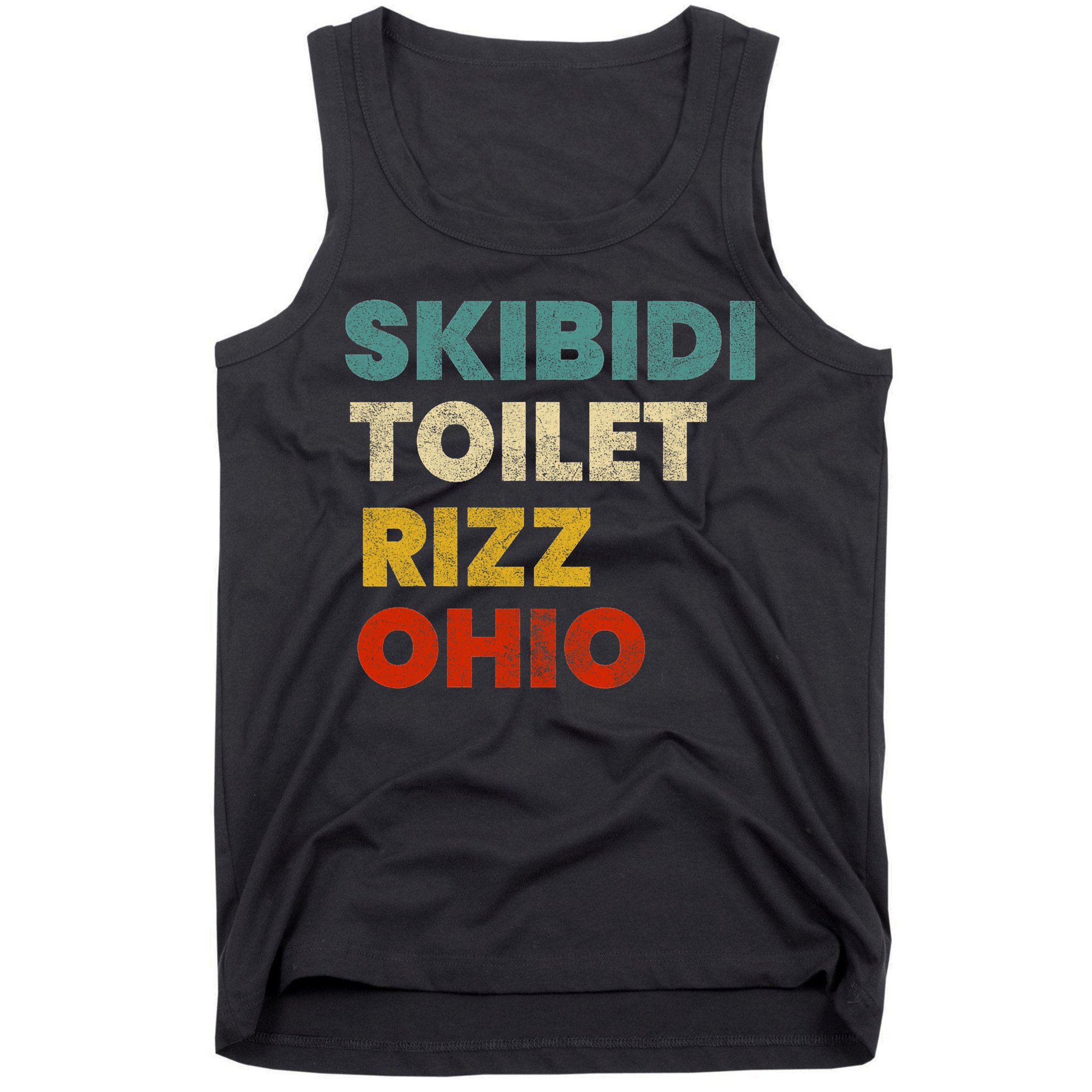 Toilet Rizz Ohio Tank Top
