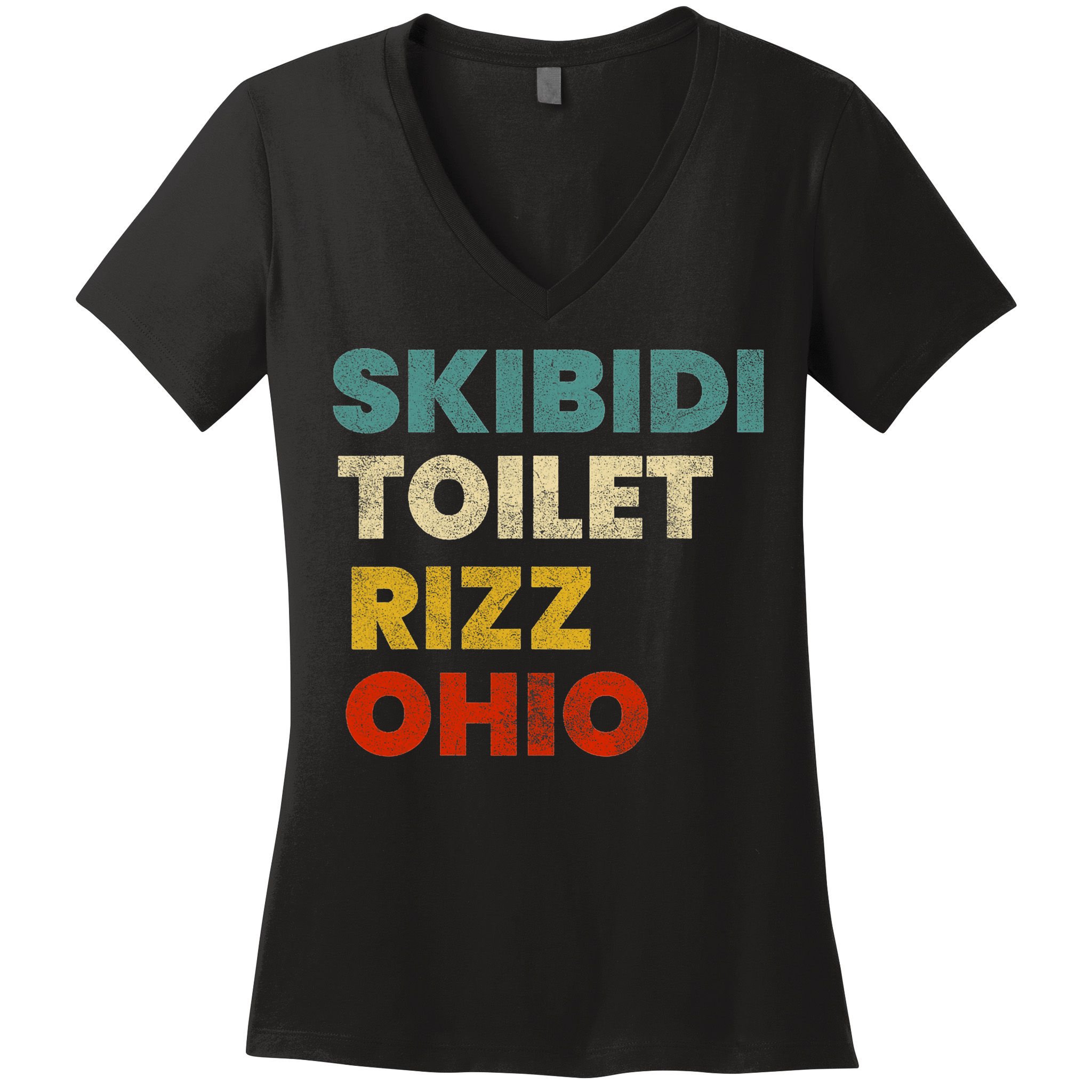 Toilet Rizz Ohio Women's V-Neck T-Shirt