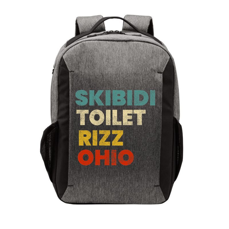 Toilet Rizz Ohio Vector Backpack