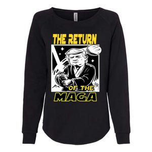 The Return Of The Maga Funny Parody Trump Wins Trump Won 47 Womens California Wash Sweatshirt