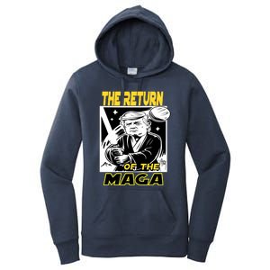 The Return Of The Maga Funny Parody Trump Wins Trump Won 47 Women's Pullover Hoodie