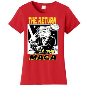 The Return Of The Maga Funny Parody Trump Wins Trump Won 47 Women's T-Shirt