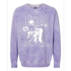 The Return Of The Living Dead It's Zombie Party Time Colorblast Crewneck Sweatshirt