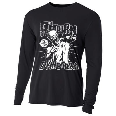 The Return Of The Living Dead It's Zombie Party Time Cooling Performance Long Sleeve Crew