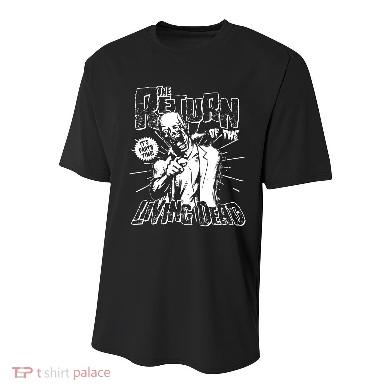 The Return Of The Living Dead It's Zombie Party Time Youth Performance Sprint T-Shirt