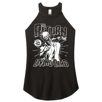 The Return Of The Living Dead It's Zombie Party Time Women's Perfect Tri Rocker Tank