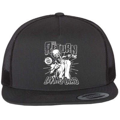 The Return Of The Living Dead It's Zombie Party Time Flat Bill Trucker Hat