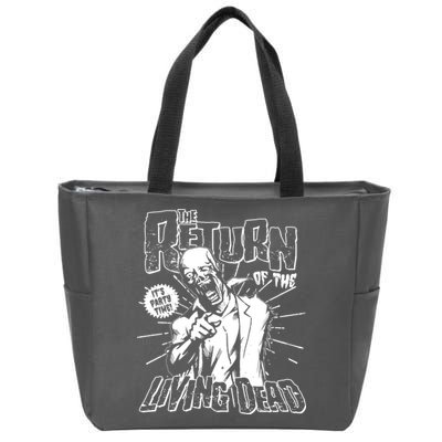 The Return Of The Living Dead It's Zombie Party Time Zip Tote Bag