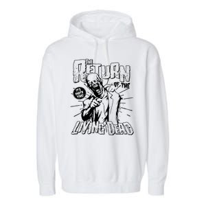 The Return Of The Living Dead It's Zombie Party Time Garment-Dyed Fleece Hoodie