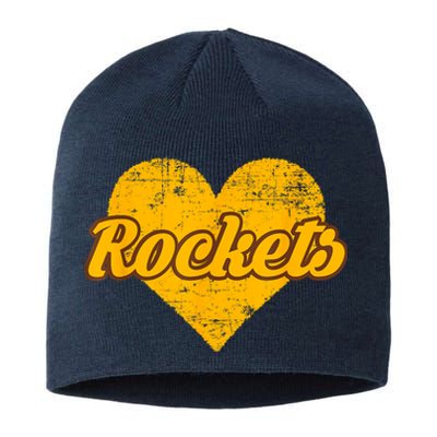 Titusville Rockets Over Heart Sustainable Beanie