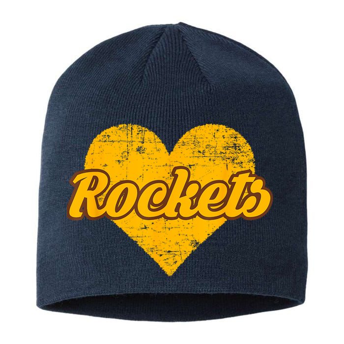 Titusville Rockets Over Heart Sustainable Beanie