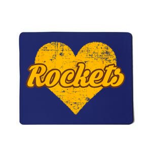 Titusville Rockets Over Heart Mousepad