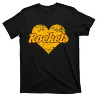 Titusville Rockets Over Heart T-Shirt