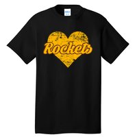 Titusville Rockets Over Heart Tall T-Shirt