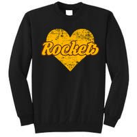 Titusville Rockets Over Heart Tall Sweatshirt