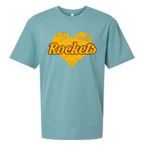 Titusville Rockets Over Heart Sueded Cloud Jersey T-Shirt