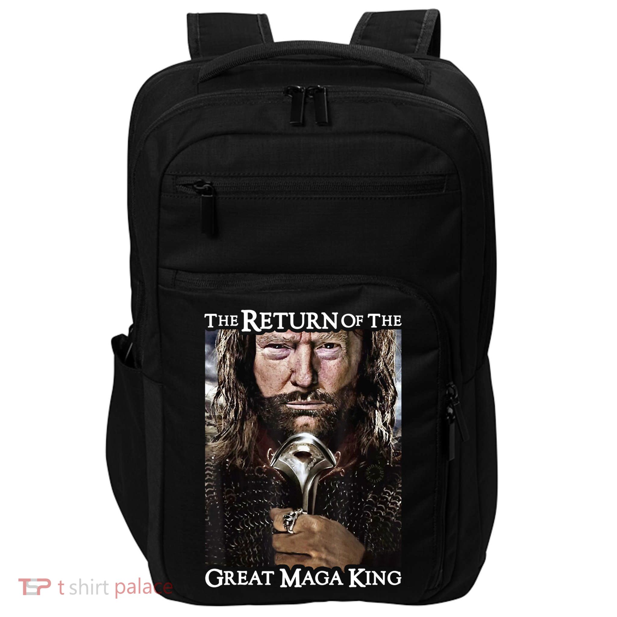 The Return Of The Great Maga King Donald Trump Impact Tech Backpack