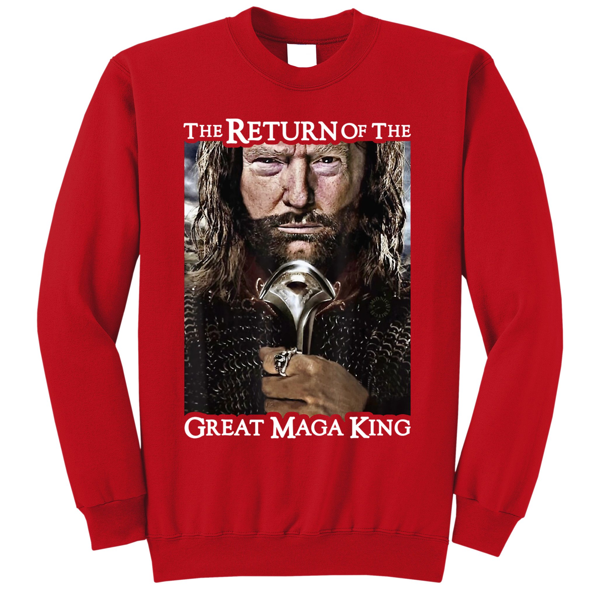 The Return Of The Great Maga King Donald Trump Sweatshirt