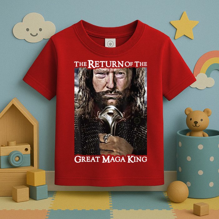 The Return Of The Great Maga King Donald Trump Toddler T-Shirt