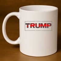 Trump Red Onyx T 11oz C Handle Ceramic Mug