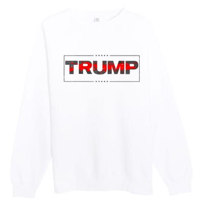 Trump Red Onyx T Premium Crewneck Sweatshirt