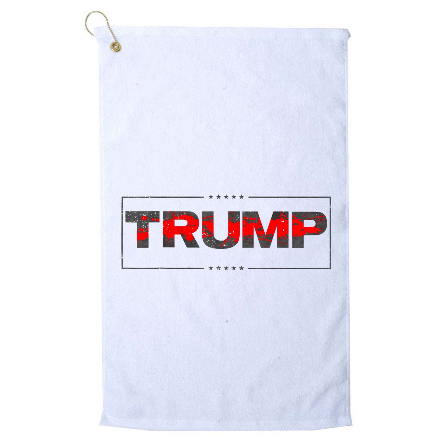 Trump Red Onyx T Golf Towel