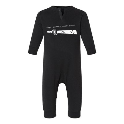 The Rhythm of Time Infant Fleece One Piece