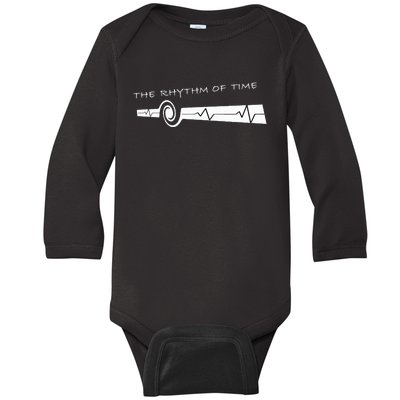 The Rhythm of Time Baby Long Sleeve Bodysuit