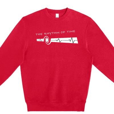 The Rhythm of Time Premium Crewneck Sweatshirt