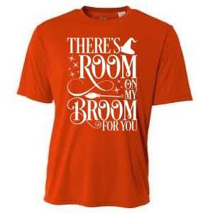 ThereS Room On My Broom For You Funny Witch Halloween Gift Cooling Performance Crew T-Shirt