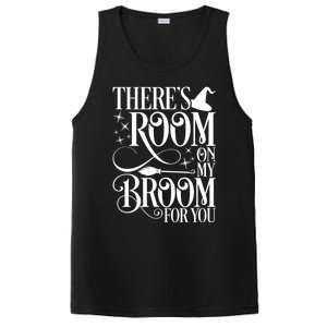 ThereS Room On My Broom For You Funny Witch Halloween Gift PosiCharge Competitor Tank