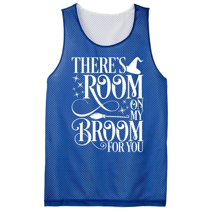 ThereS Room On My Broom For You Funny Witch Halloween Gift Mesh Reversible Basketball Jersey Tank