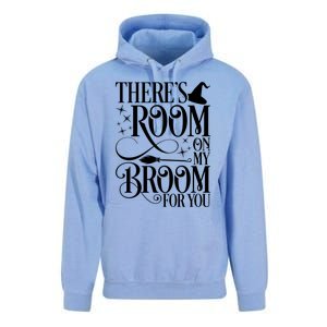 ThereS Room On My Broom For You Funny Witch Halloween Gift Unisex Surf Hoodie