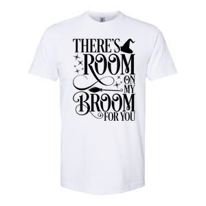 ThereS Room On My Broom For You Funny Witch Halloween Gift Softstyle CVC T-Shirt