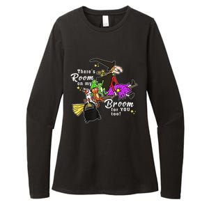 ThereS Room On My Broom For You Too Teacher Halloween Womens CVC Long Sleeve Shirt